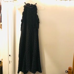 Black Polka Dot Mini Dress